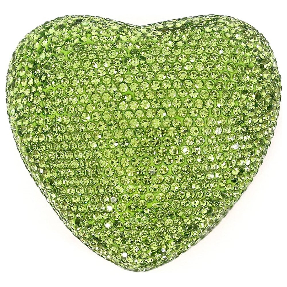 NEW Sparkling Swarovski Crystal Rhinestone Heart Bling Jewelry Ring Box …